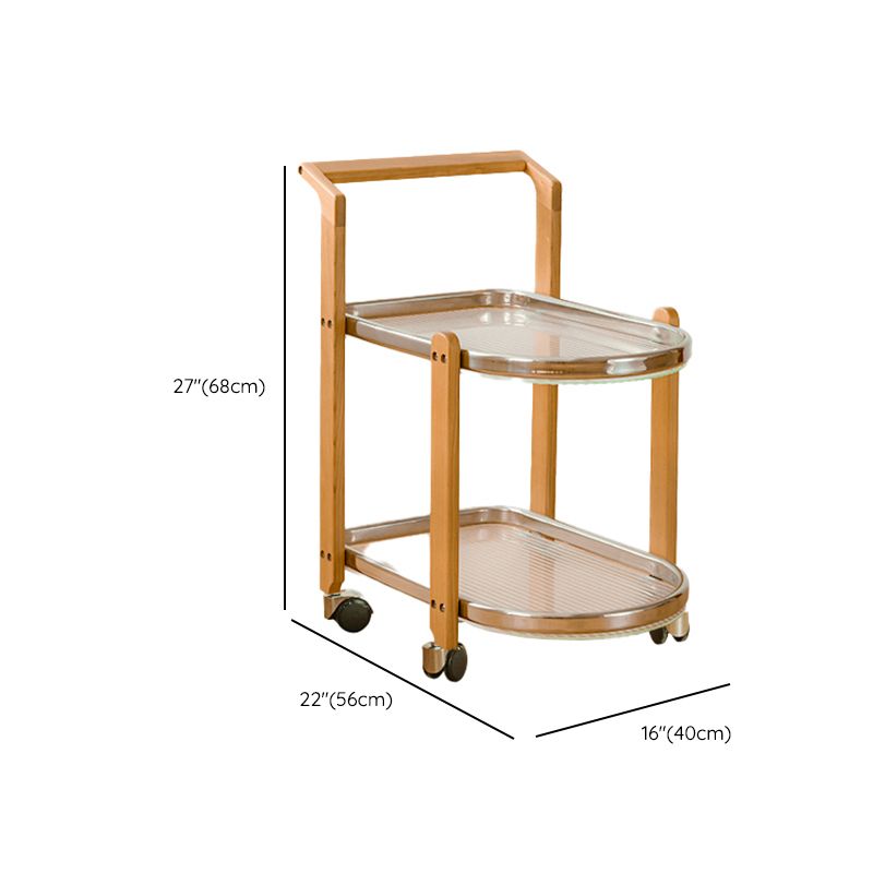 15" Wide Contemporary Corner Table Solid Wood Double Tier Accent Side Table Clearhalo 'Coffee & Accent Tables' 'End & Side Tables' 'end_side_tables' 'furn' 'furn_end_side_tables' 'Furniture' 'Living Room Furniture' 1200x1200_654290d4-8f25-4cbf-944e-d0a32fbbd2ba