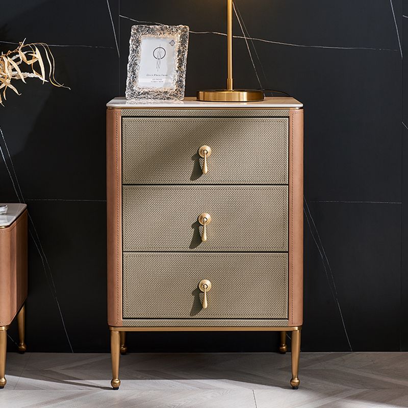 Comportadora vertical glamorosa 3/4/5 cajones tocador de almacenamiento para dormitorio