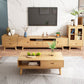Console multimédia TV en bois Console multimédia scandinave avec tiroirs