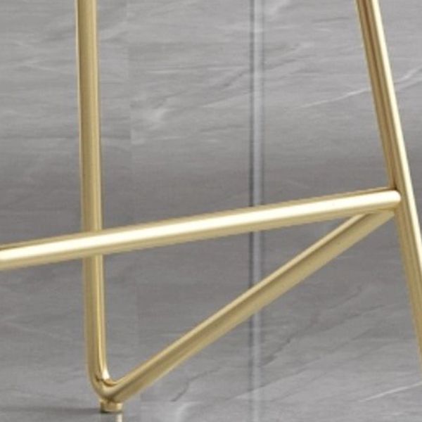 Taburete de mostrador sin brazo de cuero sintético taburete de barra de espalda industrial