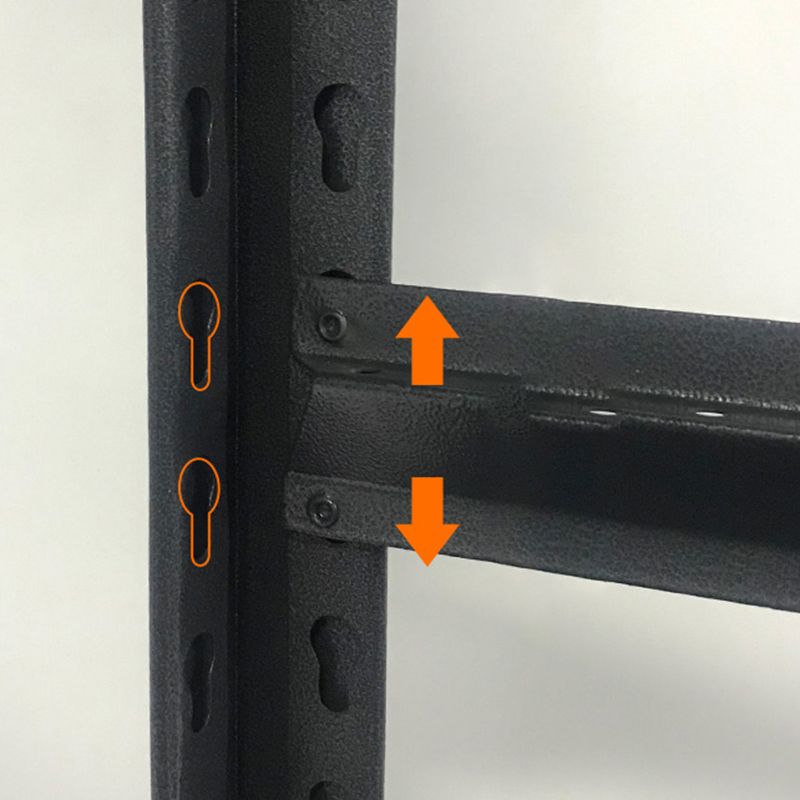 Libreria rettangolare in metallo moderno scaffale chiuse con scaffali