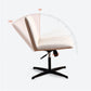 Office Swivel Lounge Chair Armless Solid Color Chair with Cushion Clearhalo 'Accent Chairs' 'accent_chairs' 'Chairs & Seating' 'furn' 'furn_accent_chairs' 'Furniture' 'Living Room Furniture' 1200x1200_6546ed0c-d905-41c5-b95e-b97251a5c107