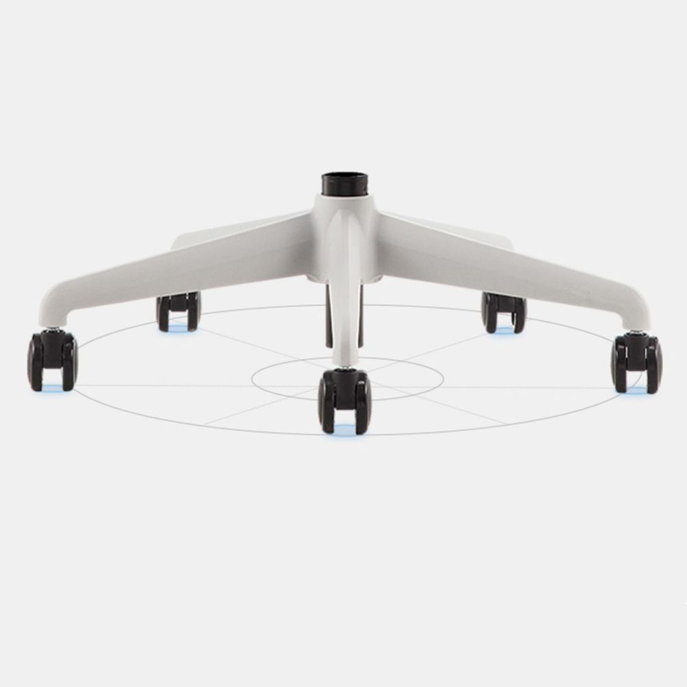 Silla de escritorio de brazos fijos modernos altura de asiento ajustable silla giratoria con ruedas