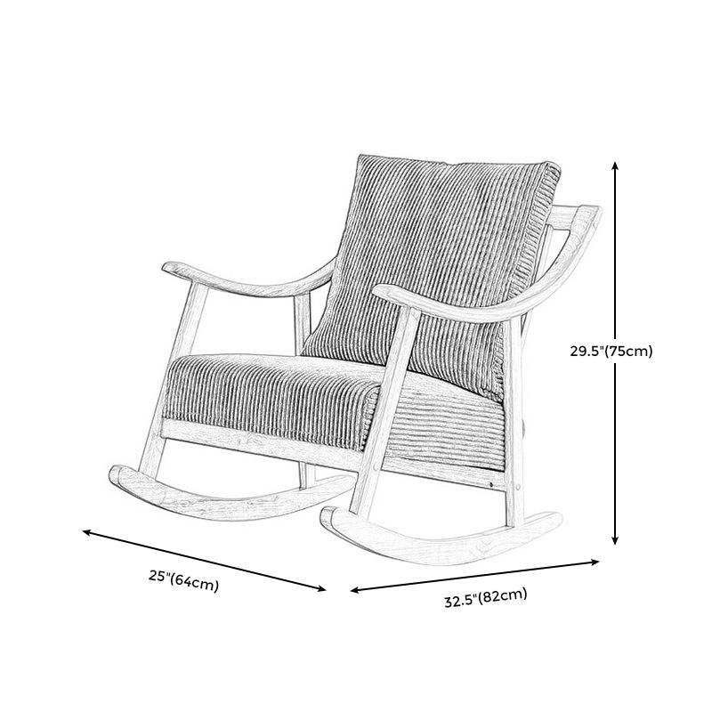 Silla de acento de salón de 25.19 "de ancho x 32.28" con base de trineo y almohada
