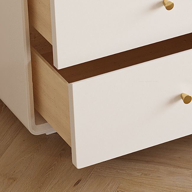 Modern Standard Storage Cabinet White Wood Side Cabinet with Drawers Clearhalo 'Cabinets & Chests' 'cabinets_chests' 'furn' 'furn_cabinets_chests' 'Furniture' 'Living Room Furniture' 1200x1200_654a2e98-66ee-4a85-b5ba-72583ae64686