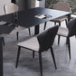 5/7/9 Pcs Modern Stone Rectangle Shape Dinette Table with Armless Chair