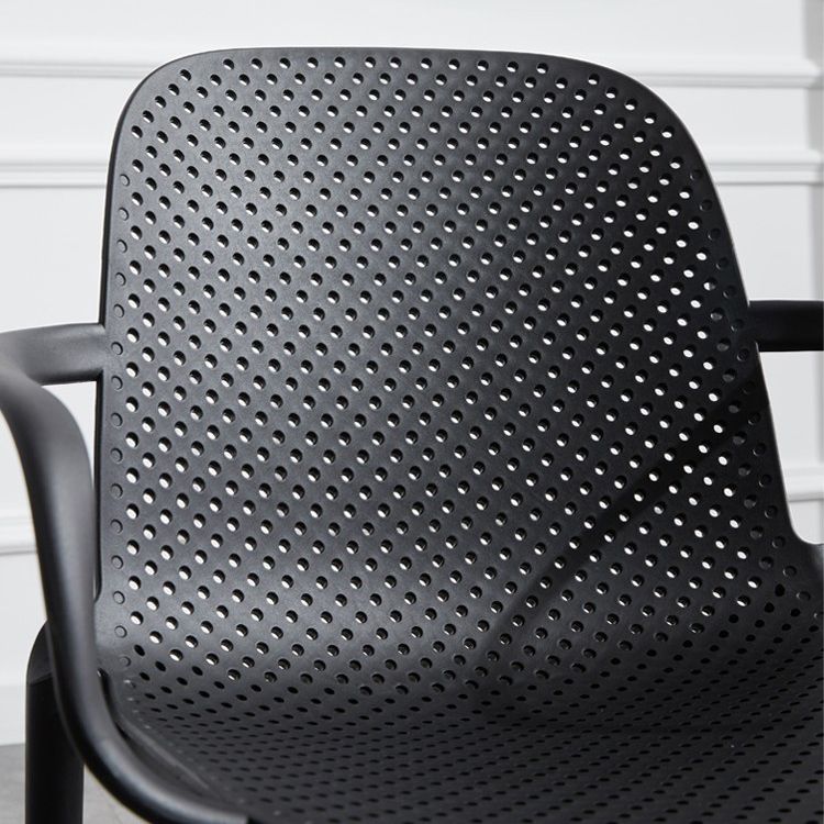 Contemporary Style Plastic Dining Armchairs Solid Back Dining SIde Chair Clearhalo ' kitchen&dining_furn' 'Dining Chairs' 'Dining Tables & Seating' 'dining_chair' 'furn' 'furn_dining_chair' 'Furniture' 'furniture_dining_chair' 'Kitchen & Dining Furniture' 'kitchen' 1200x1200_654b4177-2539-4df8-8db8-b28cb6eb5ec1