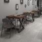 Industrial Square Dining Table Pine Solid Wood Table with Trestle Base Clearhalo ' dining_table' 'Dining Tables & Seating' 'Dining Tables' 'furn' 'furn_dining_table' 'Furniture' 'furniture_dining_table' 'Kitchen & Dining Furniture' 'kitchen&dining_furn' 'kitchen' 'kitchen_dining_table' 1200x1200_654cd313-9223-4556-a990-ad4567bb54dc