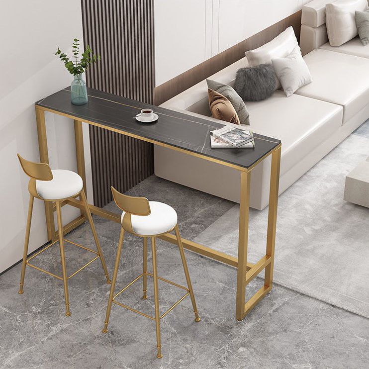 Modern Rectangle Top Counter Table 42-inch Height Table for Dining Room Clearhalo 'Bar Furniture' 'Bar Tables' 'bar_tables' 'furn' 'furn_bar_tables' 'Furniture' 'furniture_bar_tables' 'Kitchen & Dining Furniture' 1200x1200_65565373-9344-470a-8065-cd14e6bffc43