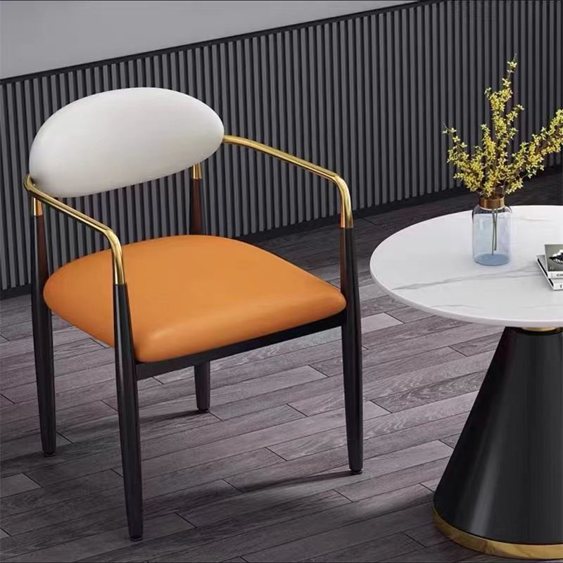 Glam Kitchen Dining Arm stoel gestoffeerde eetkamerstoelen voor thuis