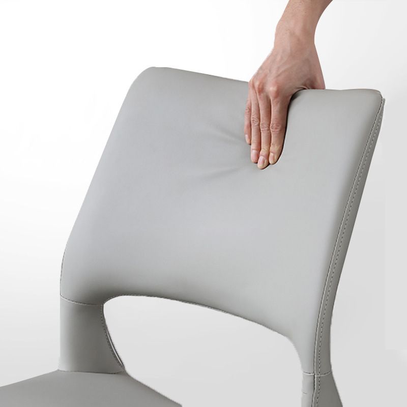 Sedia da pranzo aperta posteriore sedia da pranzo interno contemporaneo