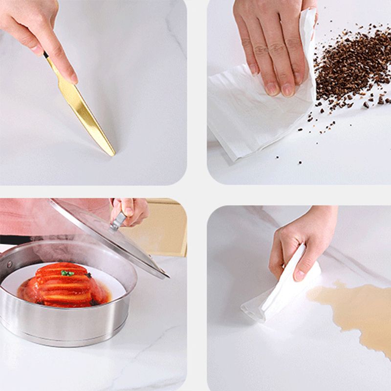 Contemporary Console Accent Table Scratch Resistant with Stone Top for Hall