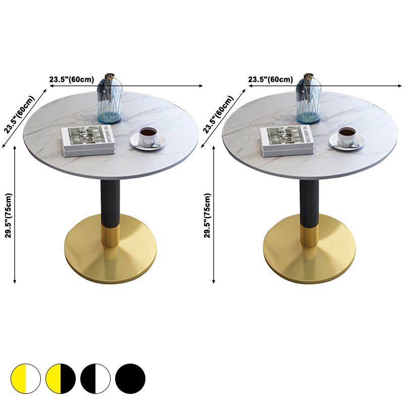 Contemporary Round Dining Table Sintered Stone Dining Table with Tulip Base for Dining Room Clearhalo ' dining_table' 'Dining Tables & Seating' 'Dining Tables' 'furn' 'furn_dining_table' 'Furniture' 'furniture_dining_table' 'Kitchen & Dining Furniture' 'kitchen&dining_furn' 'kitchen' 'kitchen_dining_table' 1200x1200_655cf460-d196-4fd1-a036-d0355e647fc3