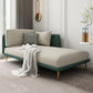 Nordic Style Faux Leather Chaise Square Arms Chaise in Solid Color Clearhalo 'Chairs & Seating' 'Chaise Lounge' 'chaise_lounge' 'furn' 'furn_chaise_lounge' 'Furniture' 'Living Room Furniture' 1200x1200_65652f7b-2ac5-4fe6-bd94-c6dee8847991