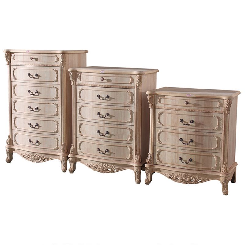 White Sold Wood Buffet Server soggiorno a buffet moderno con cassetti