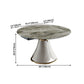 Casual Extendable Round Shape Table Sintered Stone Standard Dining Table for Kitchen Clearhalo ' dining_table' 'Dining Tables & Seating' 'Dining Tables' 'furn' 'furn_dining_table' 'Furniture' 'furniture_dining_table' 'Kitchen & Dining Furniture' 'kitchen&dining_furn' 'kitchen' 'kitchen_dining_table' 1200x1200_65657b7c-73e2-4f23-8239-4e026e5bac11
