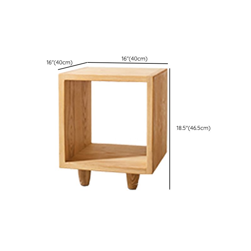 Estantería trasera abierta de estilo moderno, estantería de madera maciza para oficina