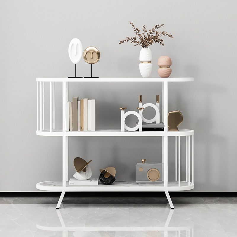 Modern Open Back standaard boekenplank metalen boekenkast met planken voor studieruimte