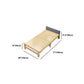 Scandinavian Wood Foldable Bed Low Profile Upholstered Bed with Mattress Clearhalo 'Bedroom Furniture' 'Beds' 'furn' 'furn_beds' 'Furniture' 1200x1200_65698348-560f-4e48-8f1b-1b81bb29e5d0