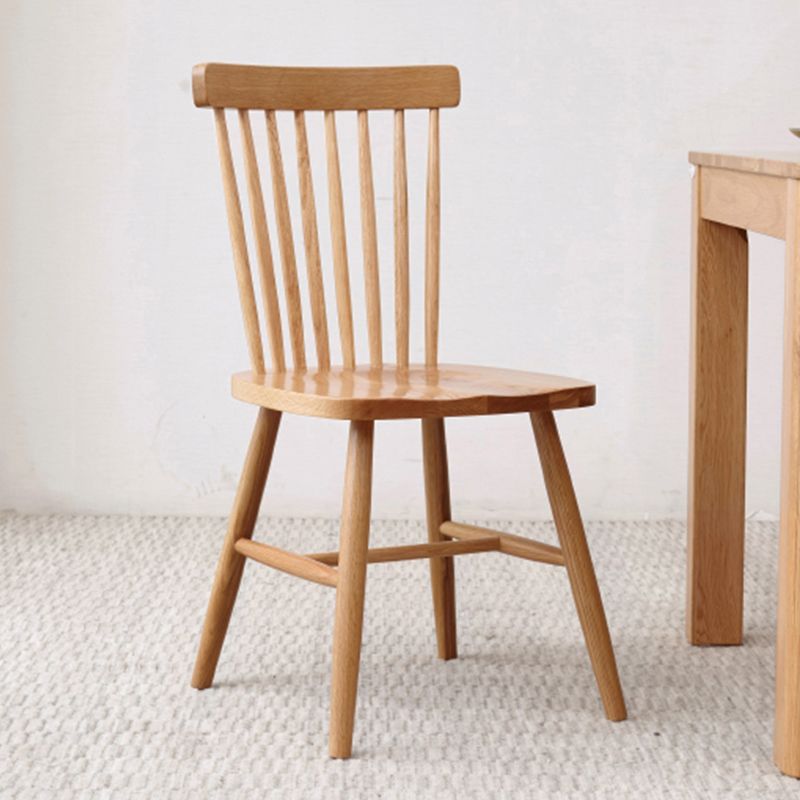 Cucina contemporanea sedia a braccioless a bracciole in legno in legno massiccio sedia da pranzo