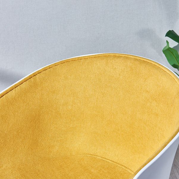 Modern White Solid Back Dining Arm Chair Wood Kitchen Dining Arm Chair Clearhalo ' kitchen&dining_furn' 'Dining Chairs' 'Dining Tables & Seating' 'dining_chair' 'furn' 'furn_dining_chair' 'Furniture' 'furniture_dining_chair' 'Kitchen & Dining Furniture' 'kitchen' 1200x1200_656d8c49-7752-4b5c-821d-cef7777bb68a