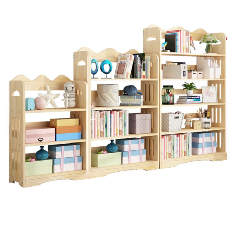 Open Back Standard Bookshelf Wooden Contemporary Bookcase with Shelves Clearhalo 'Bookcases' 'furn' 'furn_bookcases' 'Furniture' 'Office Furniture' 1200x1200_6570491f-d350-4f93-957b-525866327a5a