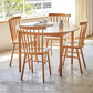 Rubber Wood Round Table for Restaurant Modern Dining Table in Nature/Walnut with 4 Legs Clearhalo ' dining_table' 'Dining Tables & Seating' 'Dining Tables' 'furn' 'furn_dining_table' 'Furniture' 'furniture_dining_table' 'Kitchen & Dining Furniture' 'kitchen&dining_furn' 'kitchen' 'kitchen_dining_table' 1200x1200_65720b63-3f2d-4403-ae1e-cf525067093d