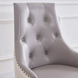 Victorian Style Solid Wood Dining Chair Armless Tufted Dining Chair for Home Use (Set of 2) Clearhalo ' kitchen&dining_furn' 'Dining Chairs' 'Dining Tables & Seating' 'dining_chair' 'furn' 'furn_dining_chair' 'Furniture' 'furniture_dining_chair' 'Kitchen & Dining Furniture' 'kitchen' 1200x1200_6572a683-9fb7-4cae-a51f-04c33a62a659