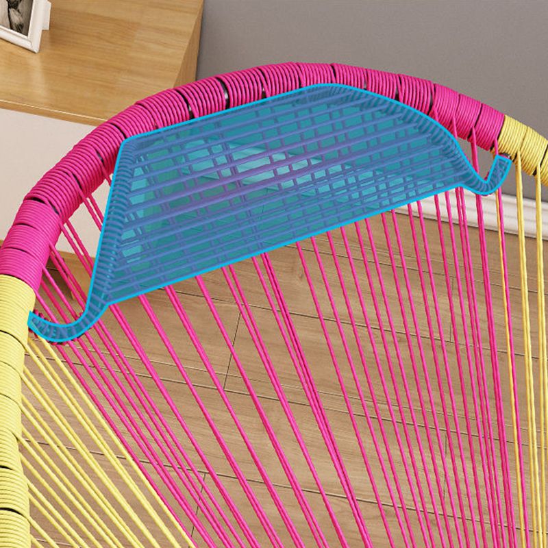 Simple Balcón de hierro Balcón Silla de ocio mecedora de ocio