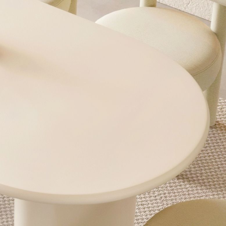 Double Pedestal Dining Table Solid Wood Dining Table in White for Dining Room Clearhalo 'Dining Tables & Seating' 'Dining Tables' 'dining_table' 'furn' 'furn_dining_table' 'Furniture' 'Kitchen & Dining Furniture' 1200x1200_657bfe6f-4e80-4e35-bb01-c52db305912d