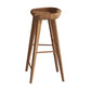 Mesa de bar rectangular de estilo industrial, juego de mesa de bar de madera de 1/2/3 piezas para cocina