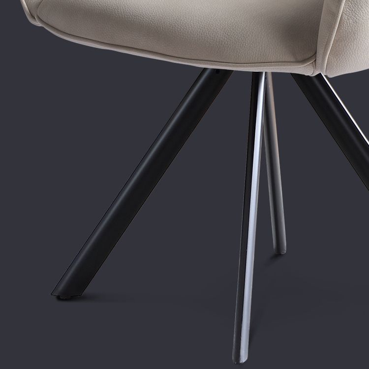 モダンなスタイルの作業椅子人間工学に基づいたパッド付きミッドバックタスクチェア