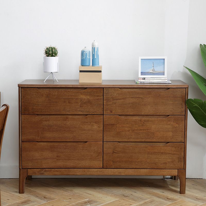 Rectangular Rubberwood Chest Mid-Century Modern Accent Chest Clearhalo 'Cabinets & Chests' 'cabinets_chests' 'furn' 'furn_cabinets_chests' 'Furniture' 'Living Room Furniture' 1200x1200_657d10cc-e003-4c0d-87f7-88c9a28387e8