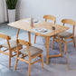 Contemporary Rectangle Dining Table Rubberwood Solid Wood Table with Double Pedestal Clearhalo ' dining_table' 'Dining Tables & Seating' 'Dining Tables' 'furn' 'furn_dining_table' 'Furniture' 'furniture_dining_table' 'Kitchen & Dining Furniture' 'kitchen&dining_furn' 'kitchen' 'kitchen_dining_table' 1200x1200_657e6cdb-019c-43a4-8ed6-16c633c431e8