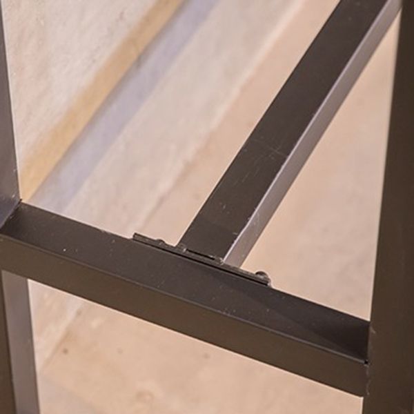 Tavolo da pranzo in legno in legno tavolo da barregle industriale con cavalletto per il negozio di tè al latte