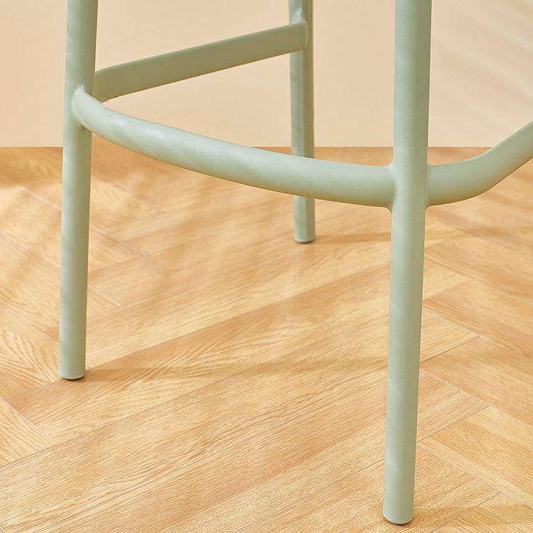 Scandinavian Matte Finish Plastic Barstool Milk Tea Shop Full Back Stool Clearhalo 'Bar Furniture' 'Bar Stools' 'bar_stools' 'furn' 'furn_bar_stools' 'Furniture' 'furniture_bar_stools' 'Kitchen & Dining Furniture' 1200x1200_6580a48b-3a62-494e-ba9d-475fc406e262