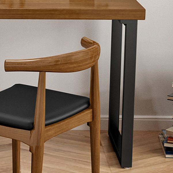 Solid Wood Pedestal Writing Desk Industrial L-Shape Office Desk Clearhalo 'furn' 'furn_office_desk' 'Furniture' 'Office Desks' 'Office Furniture' 'office_desk' 1200x1200_6581051c-d3fd-427f-bbf7-2c62e31ea409