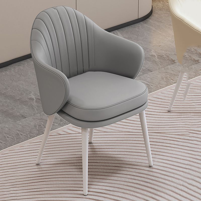 Eetkamer moderne parsons stoel fluwelen gestoffeerde tankstoel