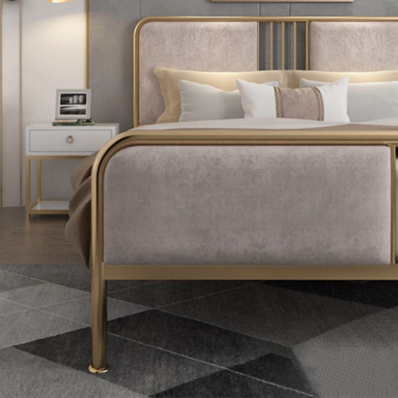 Contemporary Metal Upholstered Headboard Rectangular Panel Bed Clearhalo 'Bedroom Furniture' 'Beds' 'furn' 'furn_beds' 'Furniture' 1200x1200_65830f31-cec5-40c4-8f15-acc35d1c7874