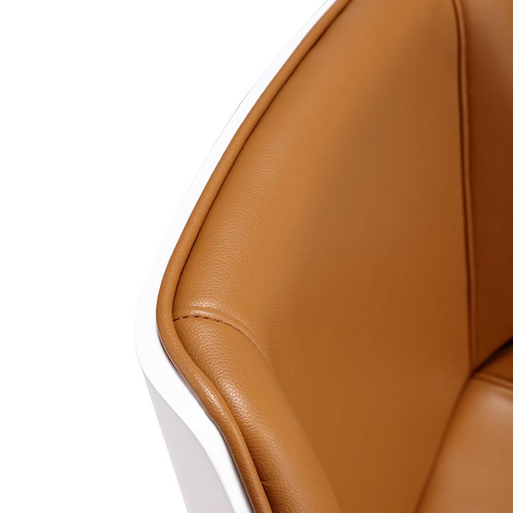 Modern Leather Task Chair Mid-Back Adjustable Swivel Office Chair Clearhalo 'furn' 'furn_office_chair' 'Furniture' 'furniture_office_chair' 'Office Chairs' 'Office Furniture' 'office_chair' 1200x1200_6584634f-66d1-4585-9485-44f6f469af79