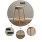 Glam Armless Backrest Counter Stool Iron Living Room Bar Stool with Velvet Cushion Clearhalo 'Bar Furniture' 'Bar Stools' 'bar_stools' 'furn' 'furn_bar_stools' 'Furniture' 'furniture_bar_stools' 'Kitchen & Dining Furniture' 1200x1200_6585180f-6033-4a51-94bf-1939478fa8a7