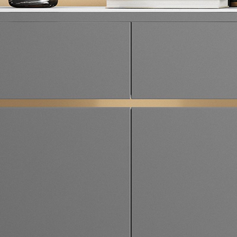 Sideboard glam con cassetti e sideboard della porta per sala da pranzo