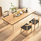 Modern Solid Wood Furniture 1/5/7 Pcs Standard Height Dining Room Table Set for Home Use