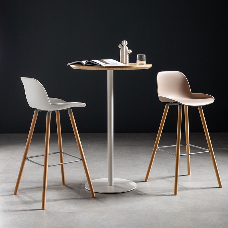 Solid Wood Pub Table 41-inch Bar Height Industrial Round Bar Table for Indoor Clearhalo 'Bar Furniture' 'Bar Tables' 'bar_tables' 'furn' 'furn_bar_tables' 'Furniture' 'Kitchen & Dining Furniture' 1200x1200_6588b44e-bce8-4d73-8101-06ec69504c65