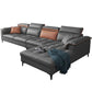 Contemporary Faux Leather Living Room sofa Pillow Top Arm Cushions Seating
