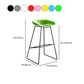 Scandinavian Coffee Shop Footrest Stool Matte Finish Plastic Bar Stool Clearhalo 'Bar Furniture' 'Bar Stools' 'bar_stools' 'Furniture' 'furniture_bar_stools' 'Kitchen & Dining Furniture' 1200x1200_658ddb9a-d3b4-43ff-8cb4-7f6505e213be