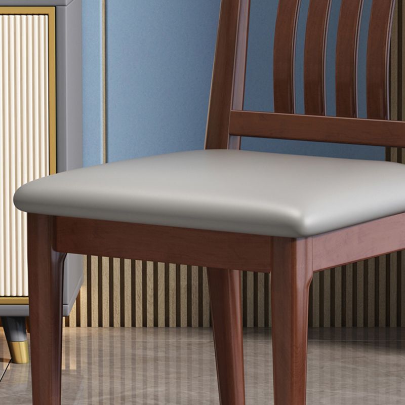 Traditional Armless Dining Room Chair Home Solid Wood Dining Chair