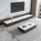 Contemporary Stone TV Stand White & Black TV Media Console with Drawers for Living Room Clearhalo 'furn' 'furn_tv_stands_entertainment_centers' 'Furniture' 'Living Room Furniture' 'TV Stands & Entertainment Centers' 'TV Stands & Media Storage Furniture' 'tv_stands_entertainment_centers' 1200x1200_658f7ec1-b97c-44aa-b4c4-b9d94dd99b9b