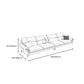 Contemporary Tan Leather Sectional Pillow Top Arm Sofa and Chaise for Living Room Clearhalo 'furn' 'furn_sectionals' 'Furniture' 'furniture_sectionals' 'kitchen' 'kitchen_sectionals' 'Living Room Furniture' 'Sectionals' 1200x1200_658fc374-553f-4a9d-afd9-55b337d5fa20