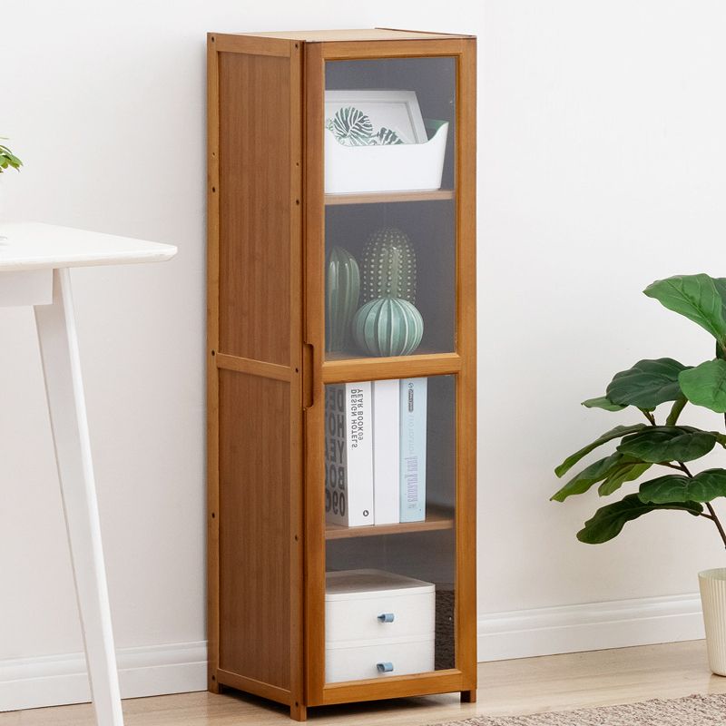Vertical Standard Bookcase Contemporary Bamboo Closed Back Bookcase for Home Office Clearhalo 'Bookcases' 'furn' 'furn_bookcases' 'Furniture' 'furniture_bookcases' 'Office Furniture' 1200x1200_6590f859-5d52-44ef-8ab0-7750b4fbf832